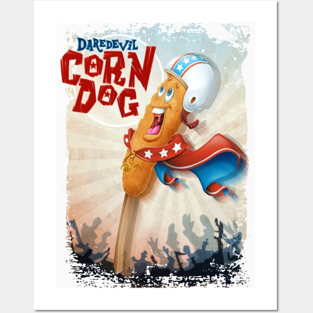 Daredevil Corn Dog Wall Art by MyOcto